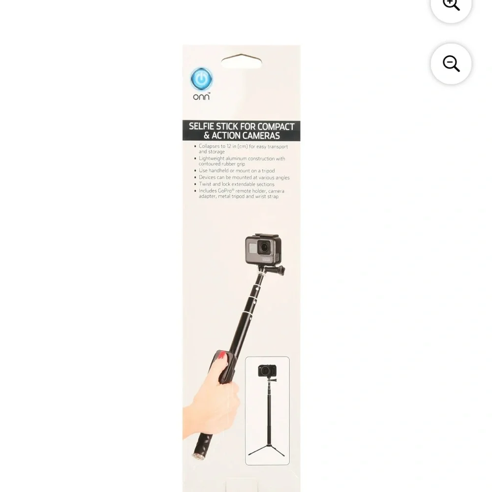 OMT Black Selfie Stick for Cameras